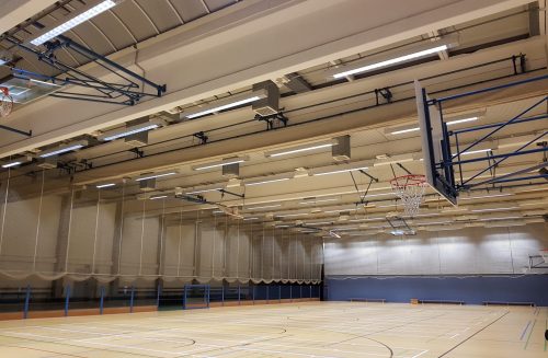 LED Sporthallenbeleuchtung bei der Mehrzweckhalle TSV Bayer Dormagen
